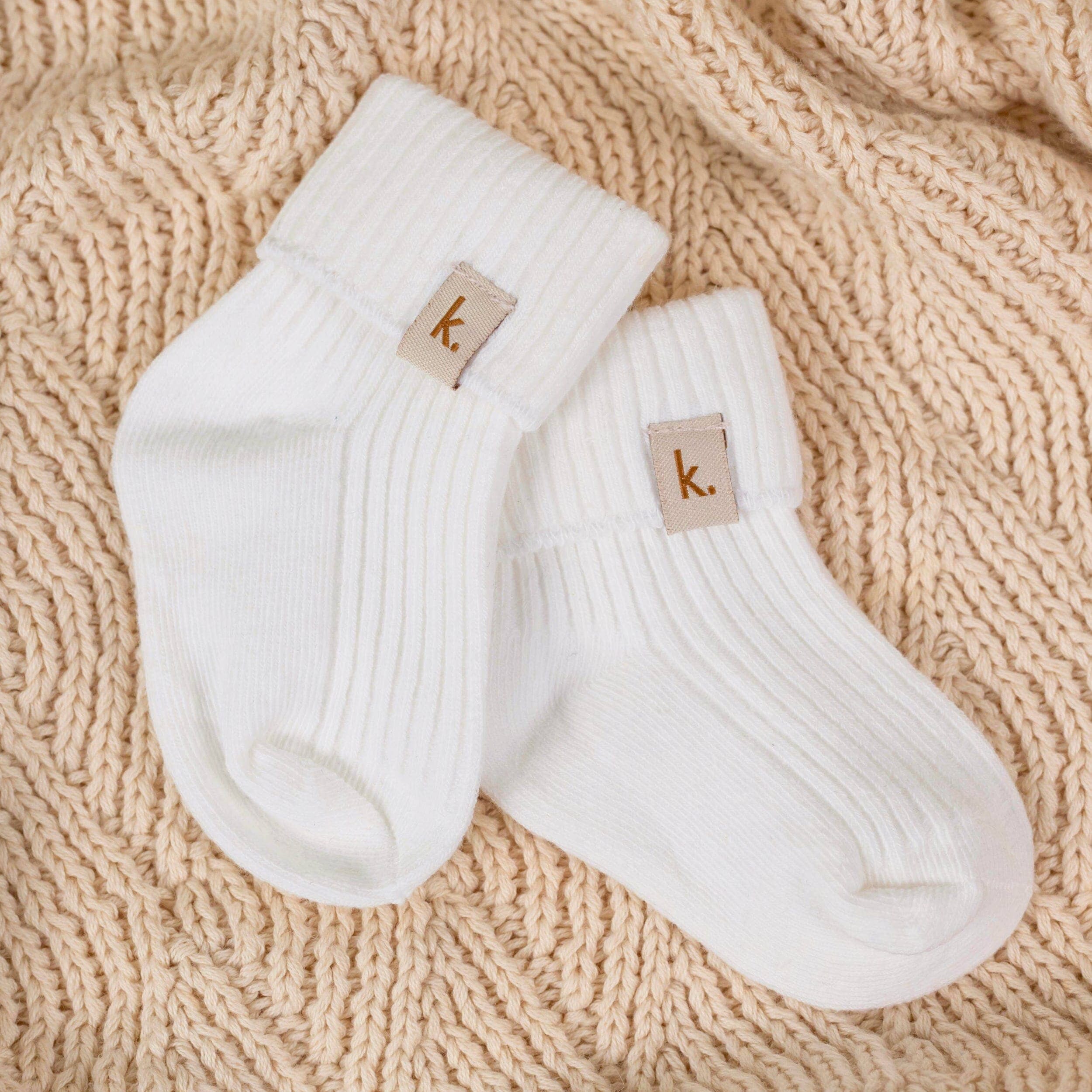 Kiin Cotton Ribbed Baby Socks by Kiin Baby