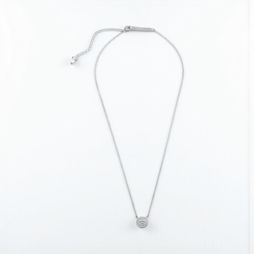 Krystle Knight Inner Wisdom Evil Eye Necklace -  Silver 925 Sterling Silver by Krystle Knight