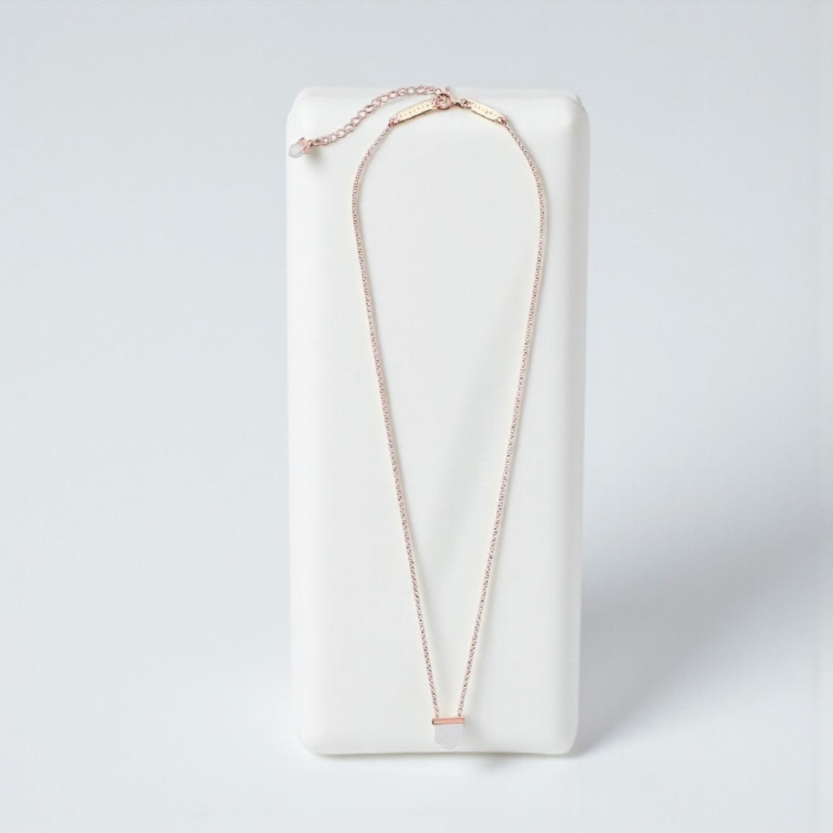 Krystle Knight Mini Aurora Crystal Necklace -  Rose Gold 24K Rose Gold Plated by Krystle Knight