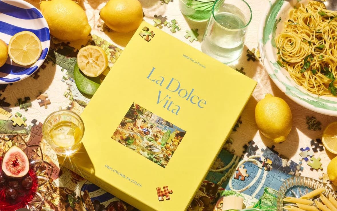 La Dolce Vita 1000 Piece Puzzle by Piecework Puzzles