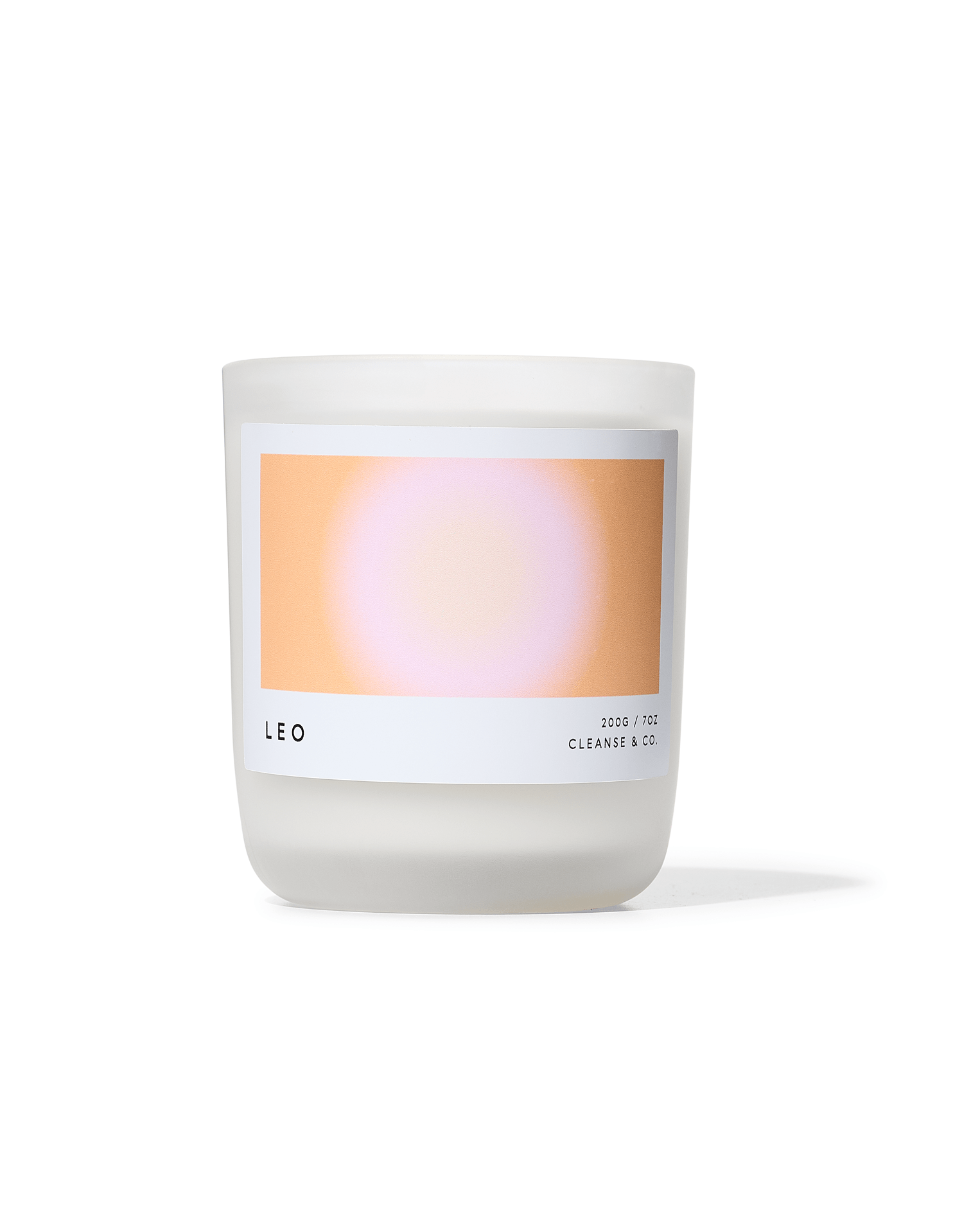 Leo - Aura Candle: 200G / Grapefruit & White Orchid by Cleanse & Co.
