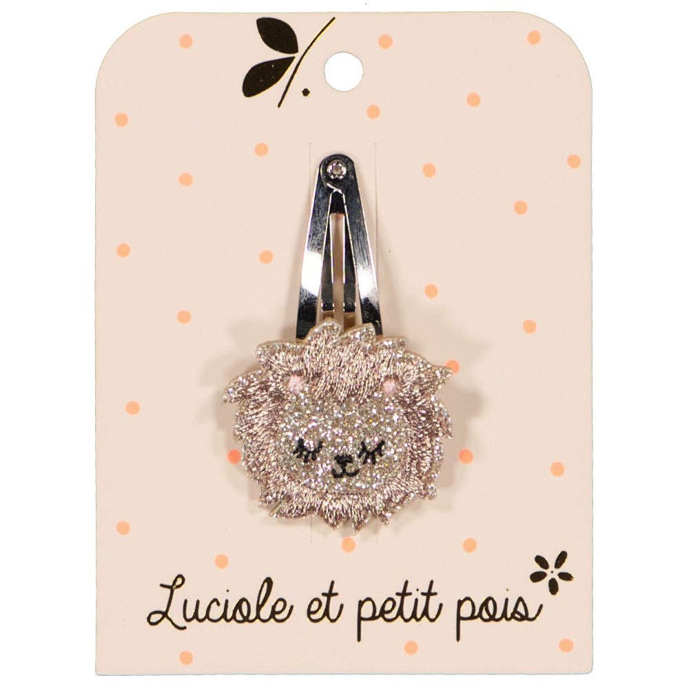 Lion hair clip by Luciole et Petit Pois