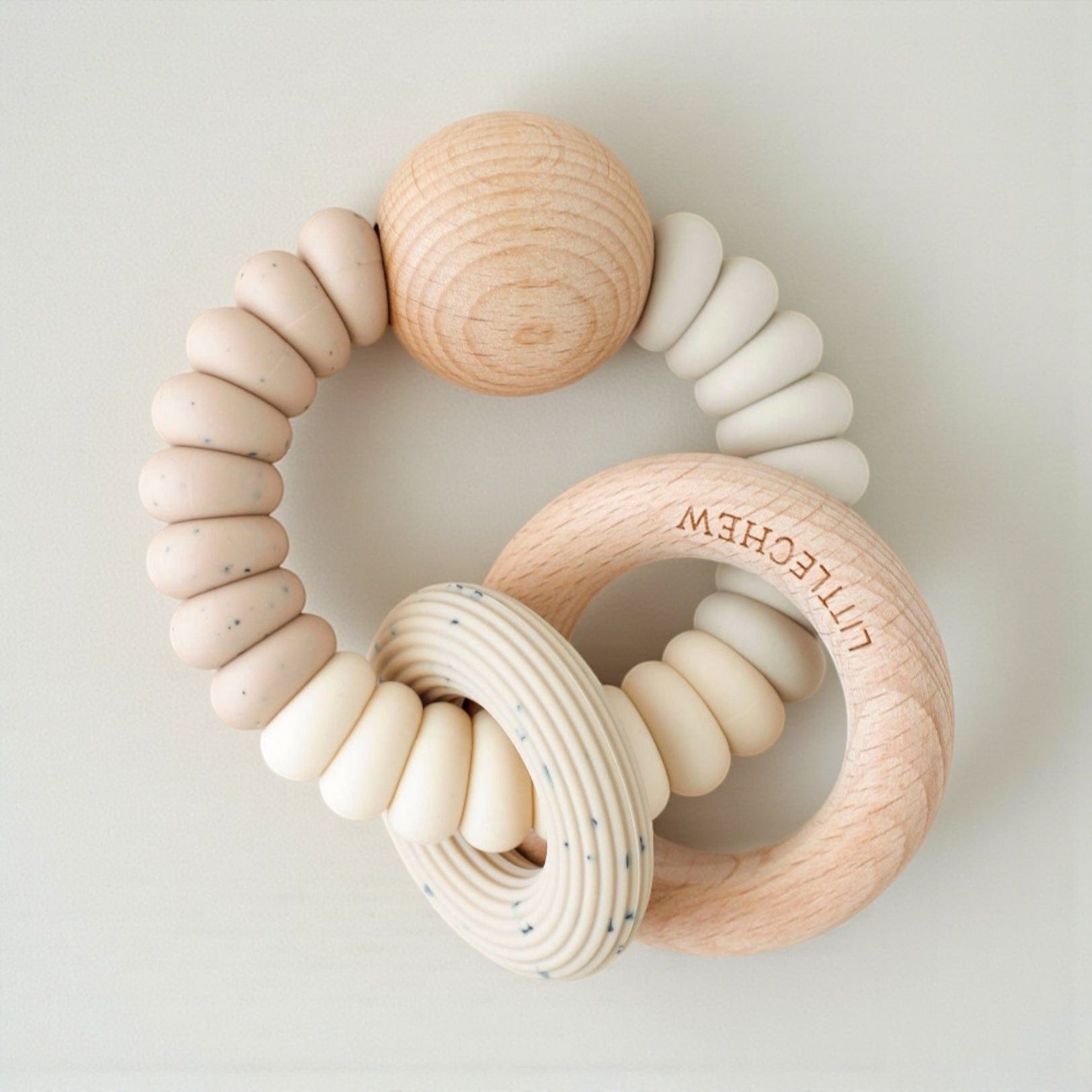 LittleChew Baby Freezer Teether – 10 Styles Dany Beige by Little Chew