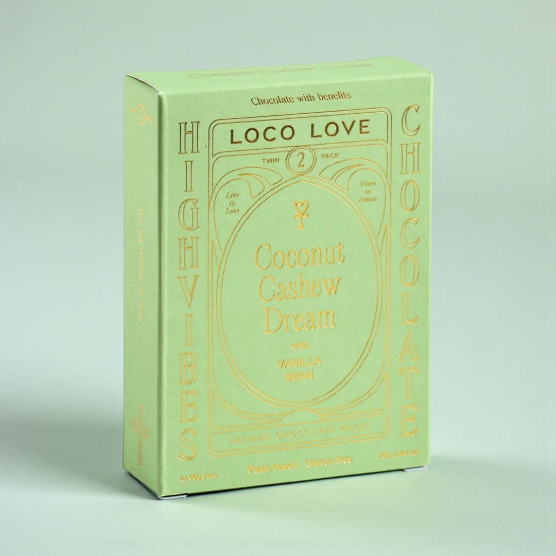 Loco Love Coconut & Cashew Chocolate Twin Pack Twin Pack by Loco Love