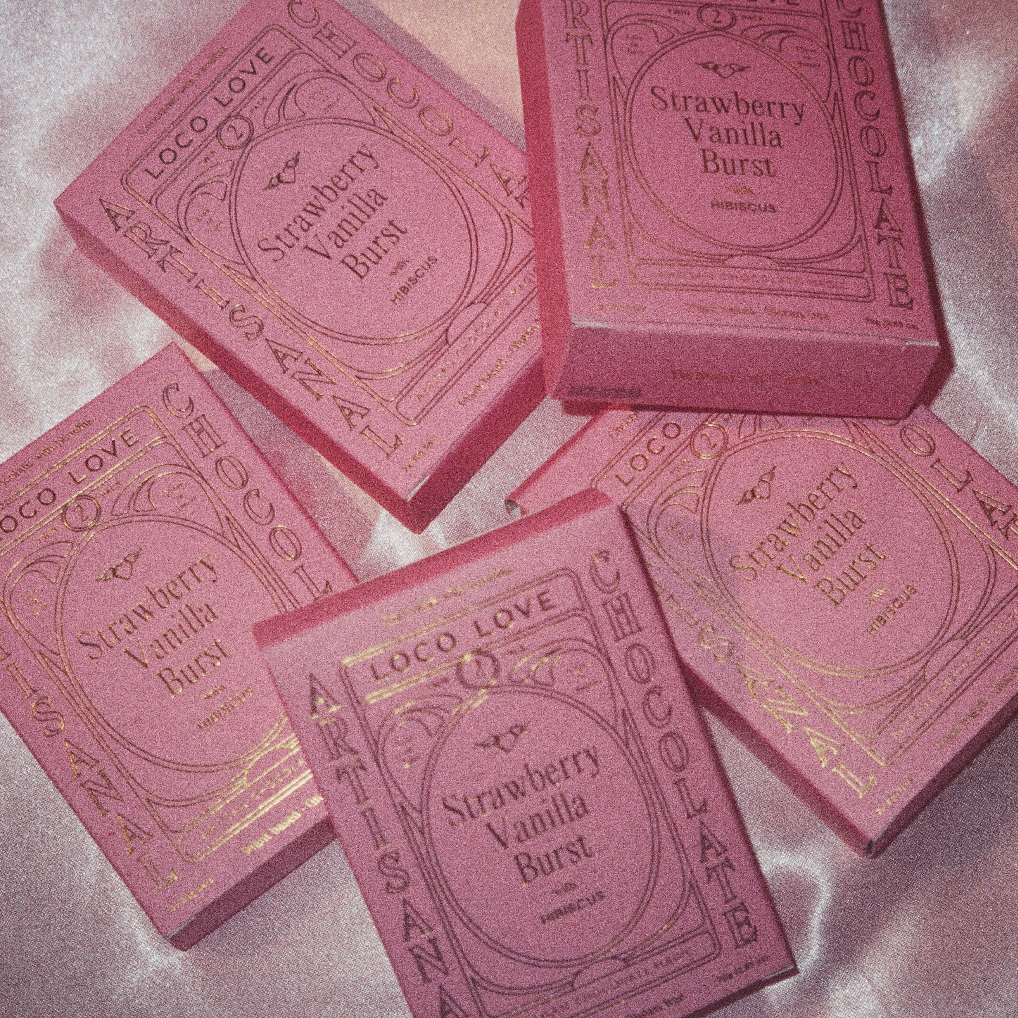 Loco Love Strawberry Vanilla Burst with Hibiscus Chocolate Twin Pack by Loco Love