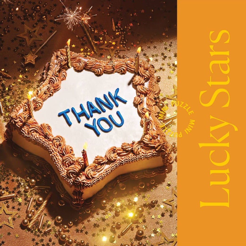 Lucky Stars /Thank You Mini Puzzle by Piecework Puzzles
