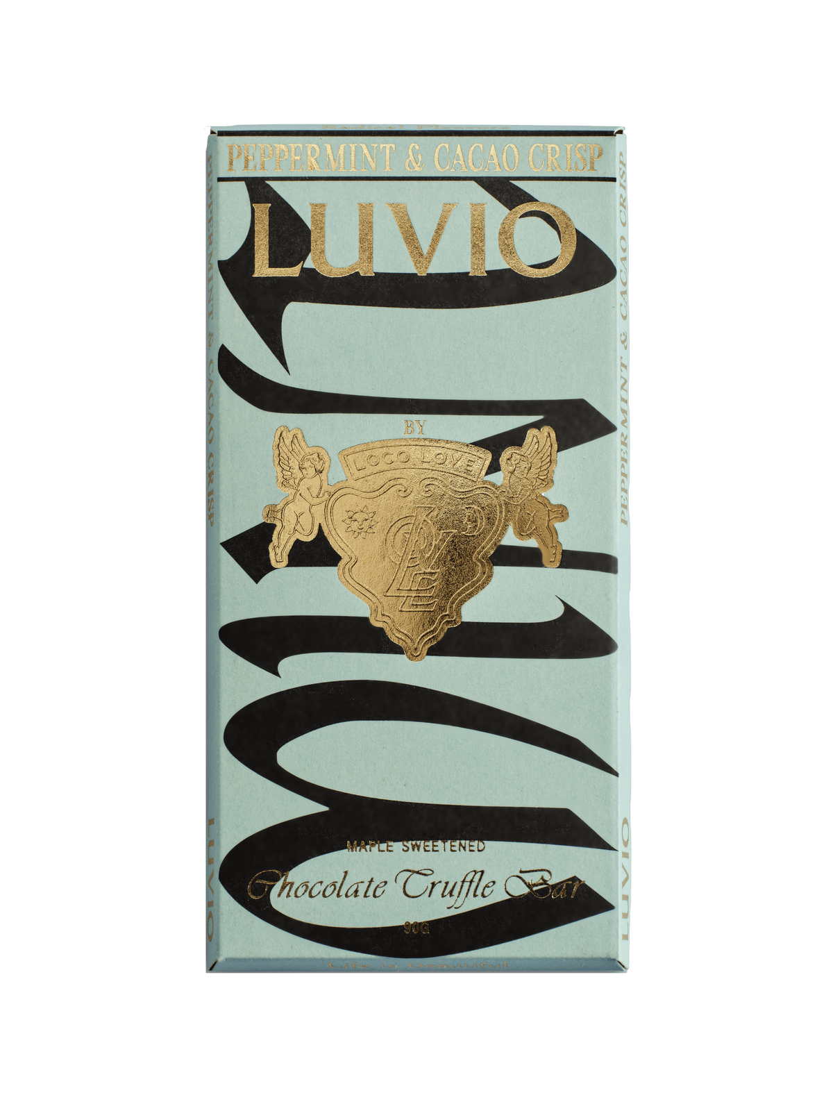 Luvio Peppermint & Cacao Crisp 90g (Case of 11) by Loco Love