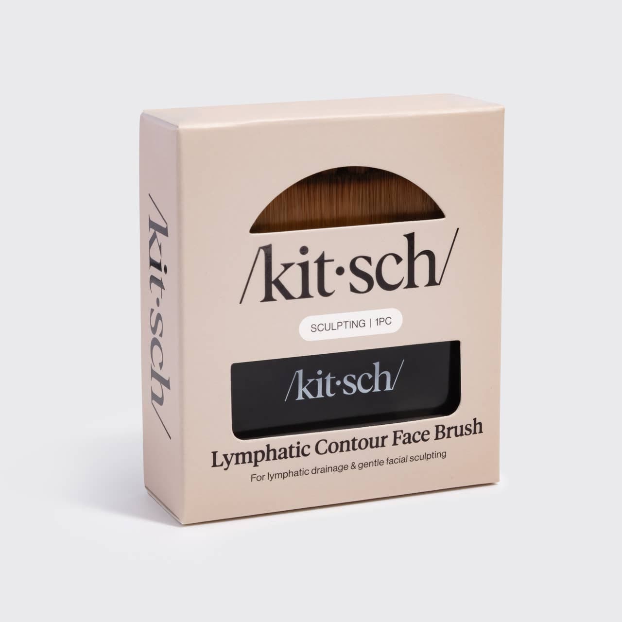 Lymphatic Contour Face Brush - Black by KITSCH