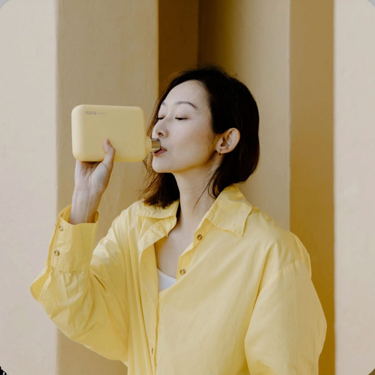 memobottle A6 Stainless Steel Water Bottle – Butter Yellow by Memobottle