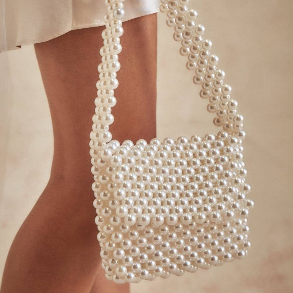 Mia Pearl Handbag by Dove Grey Accessories
