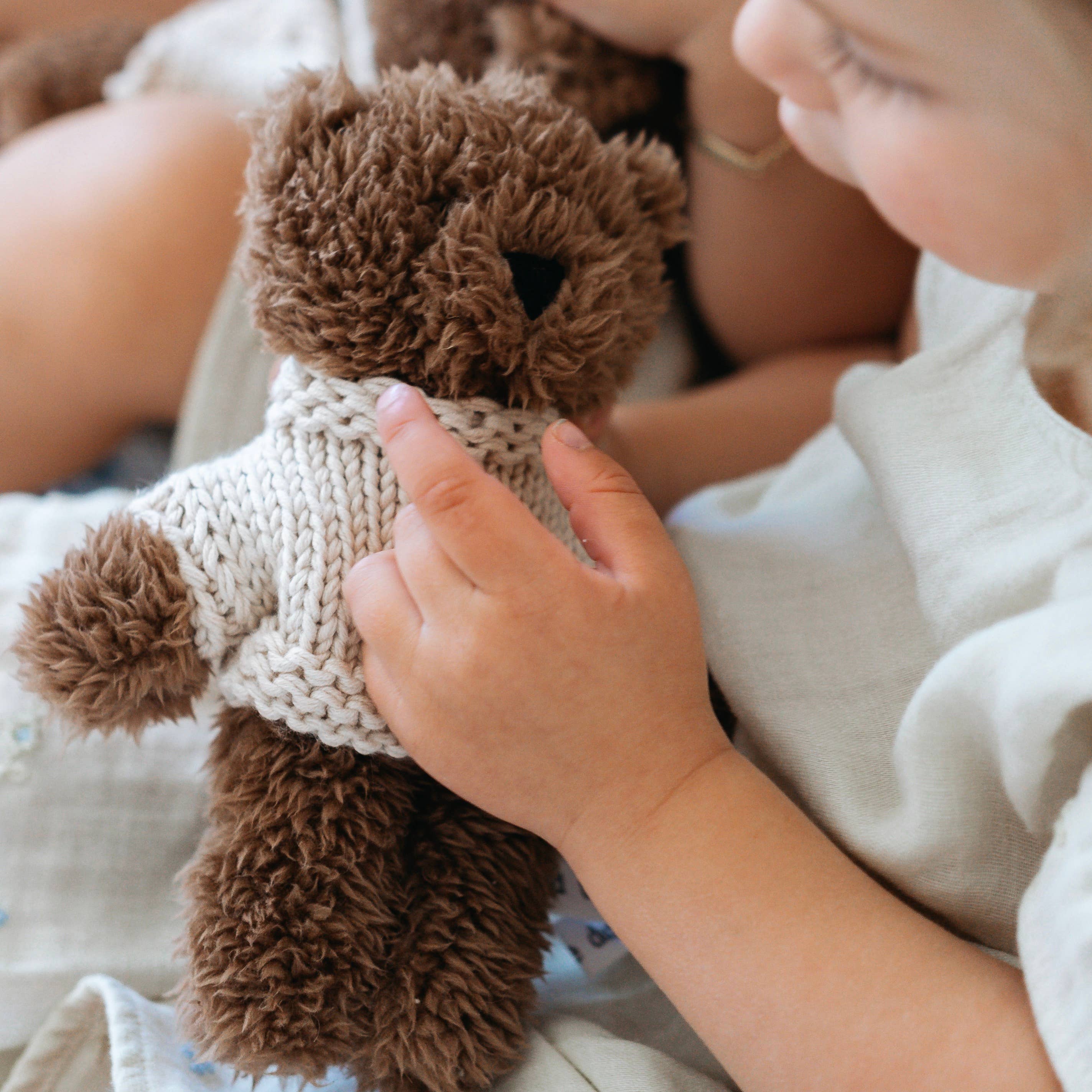 Milo bear- mini | soft toy by and the little dog laughed