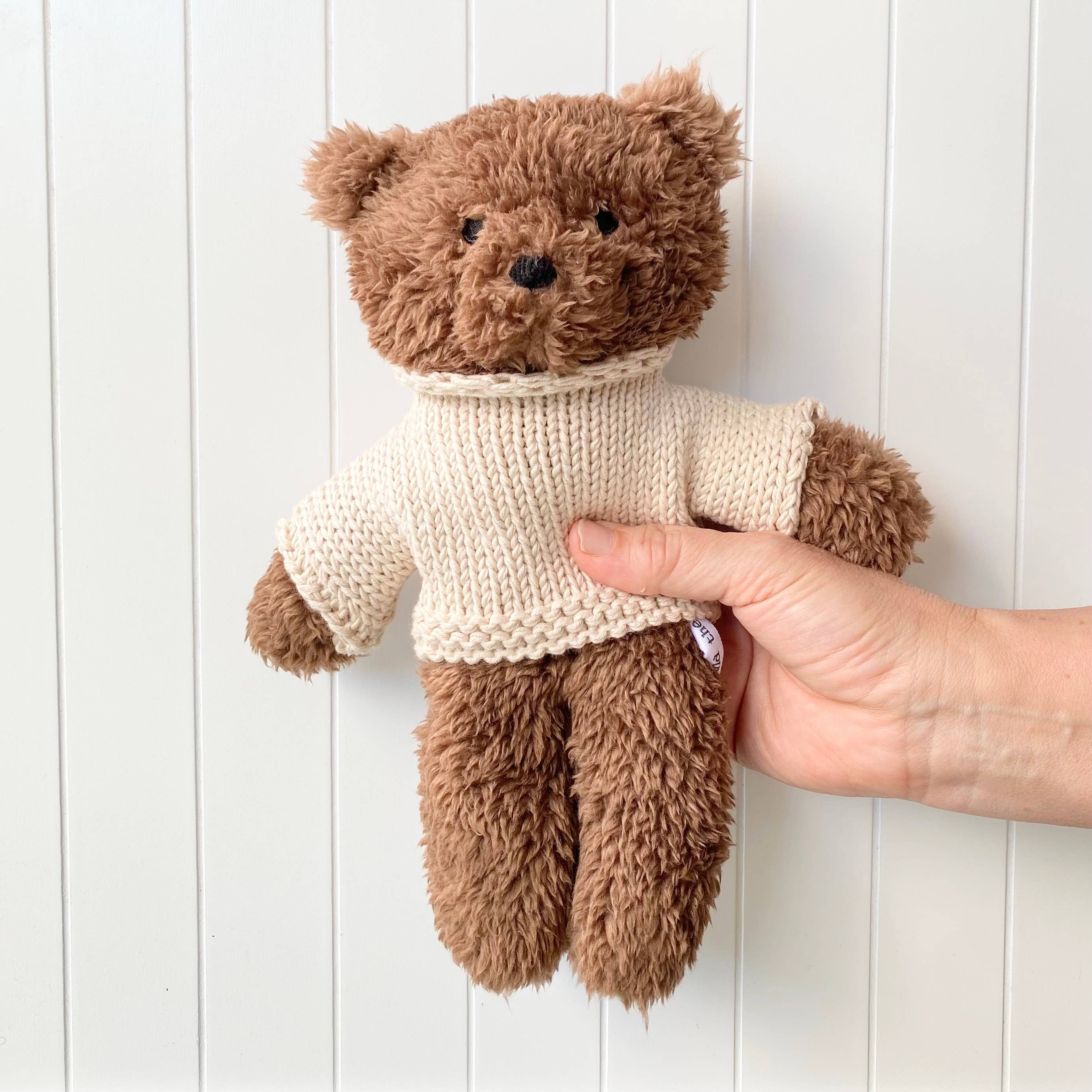 Milo bear- mini | soft toy by and the little dog laughed