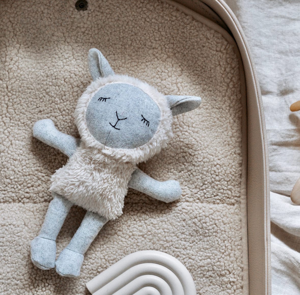 Mini Plush Soft Baby Toy - 9 Styles Gladys Sheep by and the little dog laughed