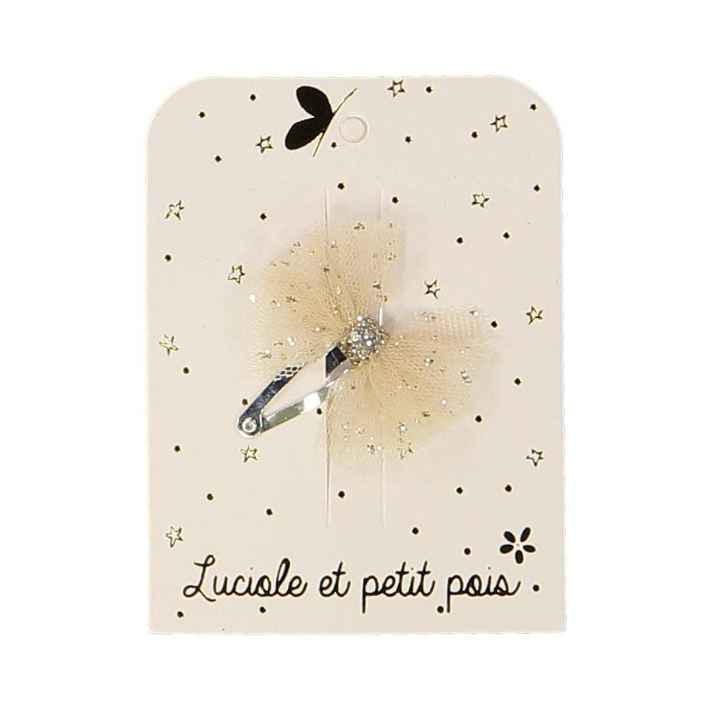 mini tutu hair clip - gold by Luciole et Petit Pois
