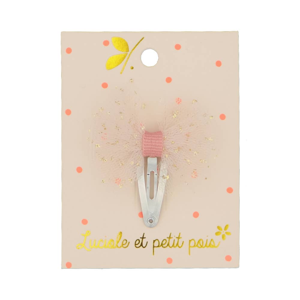 Mini tutu hair clip - Pink by Luciole et Petit Pois