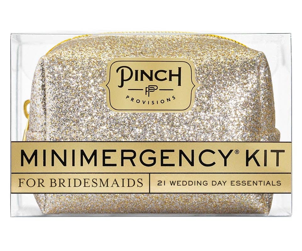 Minimergency Kit for Bridesmaids: Champagne Glitter by Pinch Provisions