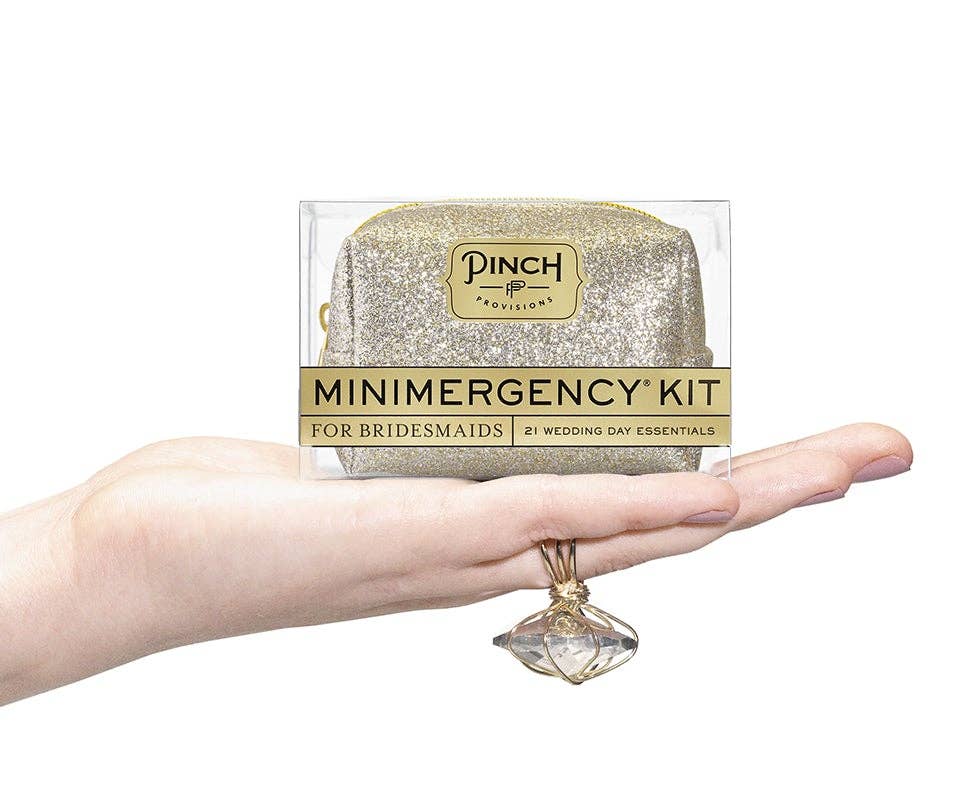Minimergency Kit for Bridesmaids: Champagne Glitter by Pinch Provisions