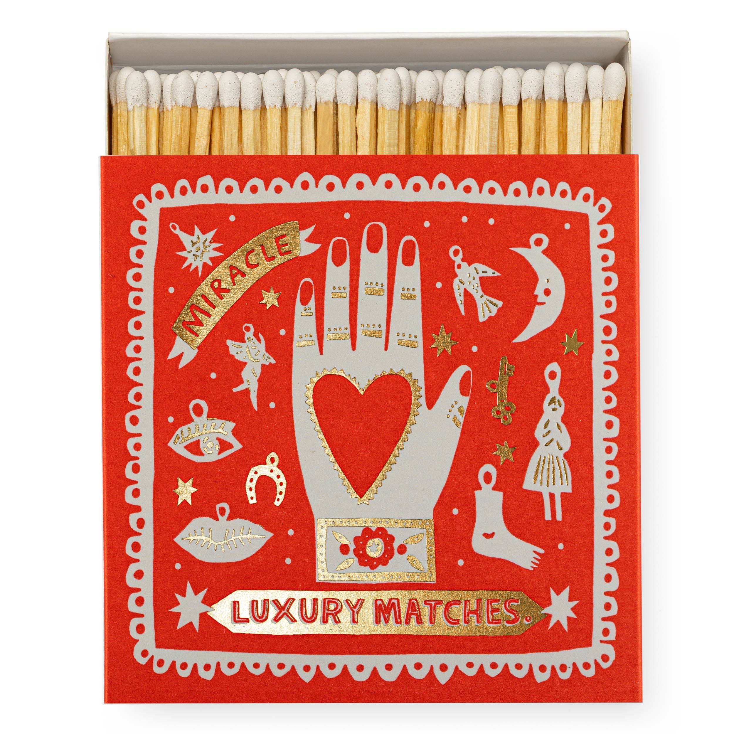 Miracle Luxury Matches Square Matchbox by Archivist Gallery