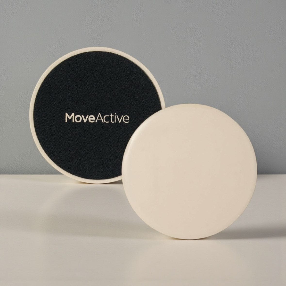 MoveActive Core Sliders – Almond  Pilates, Yoga & Core Strength Training by MoveActive