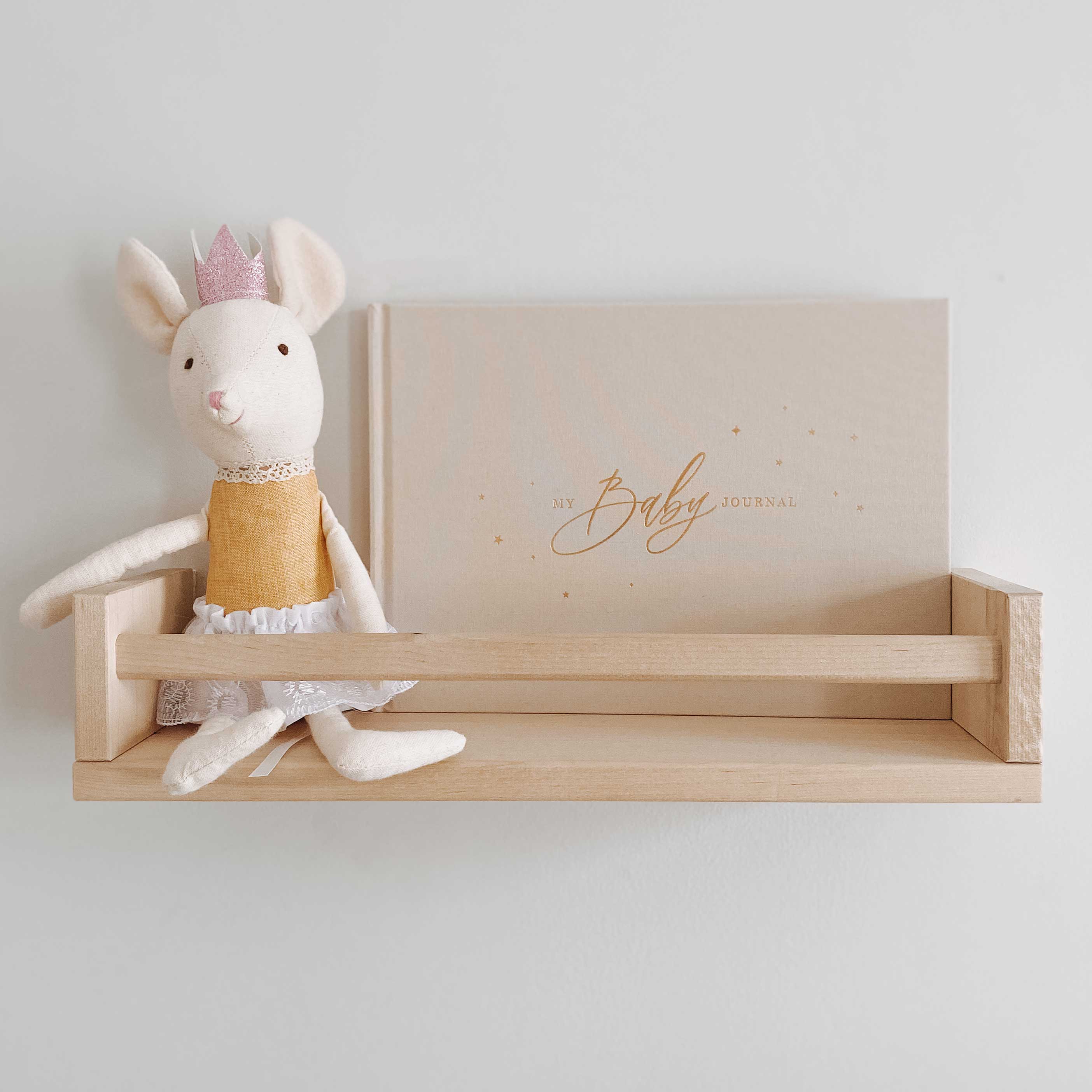 My Baby Journal (Ivory) newborn keepsake memory book gift by Blush And Gold