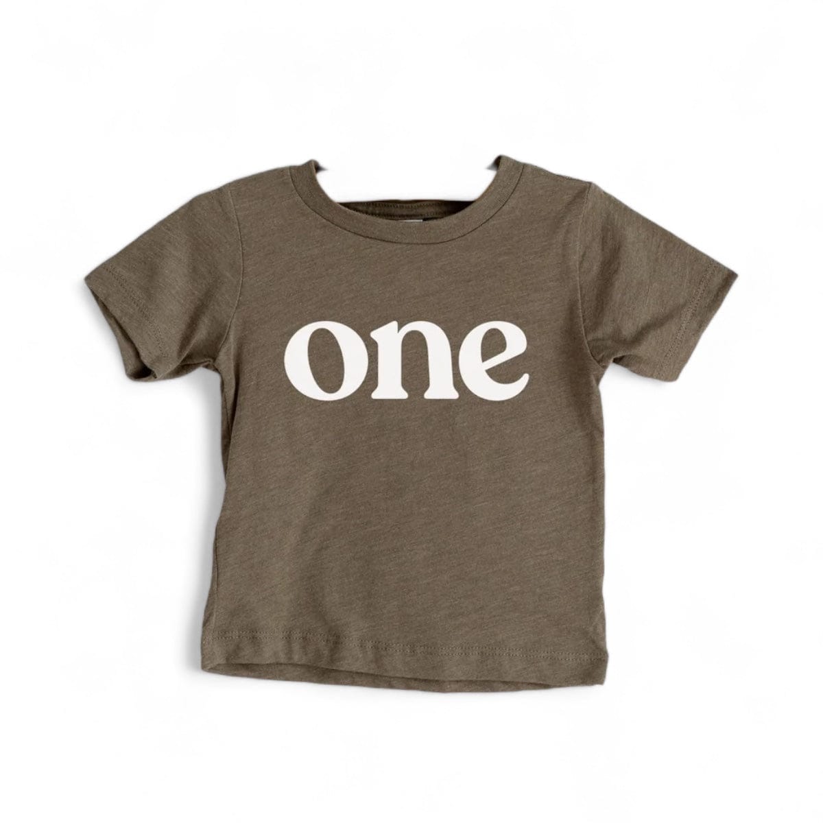 One Modern Birthday Tee -  Mauve or Olive by Gladfolk