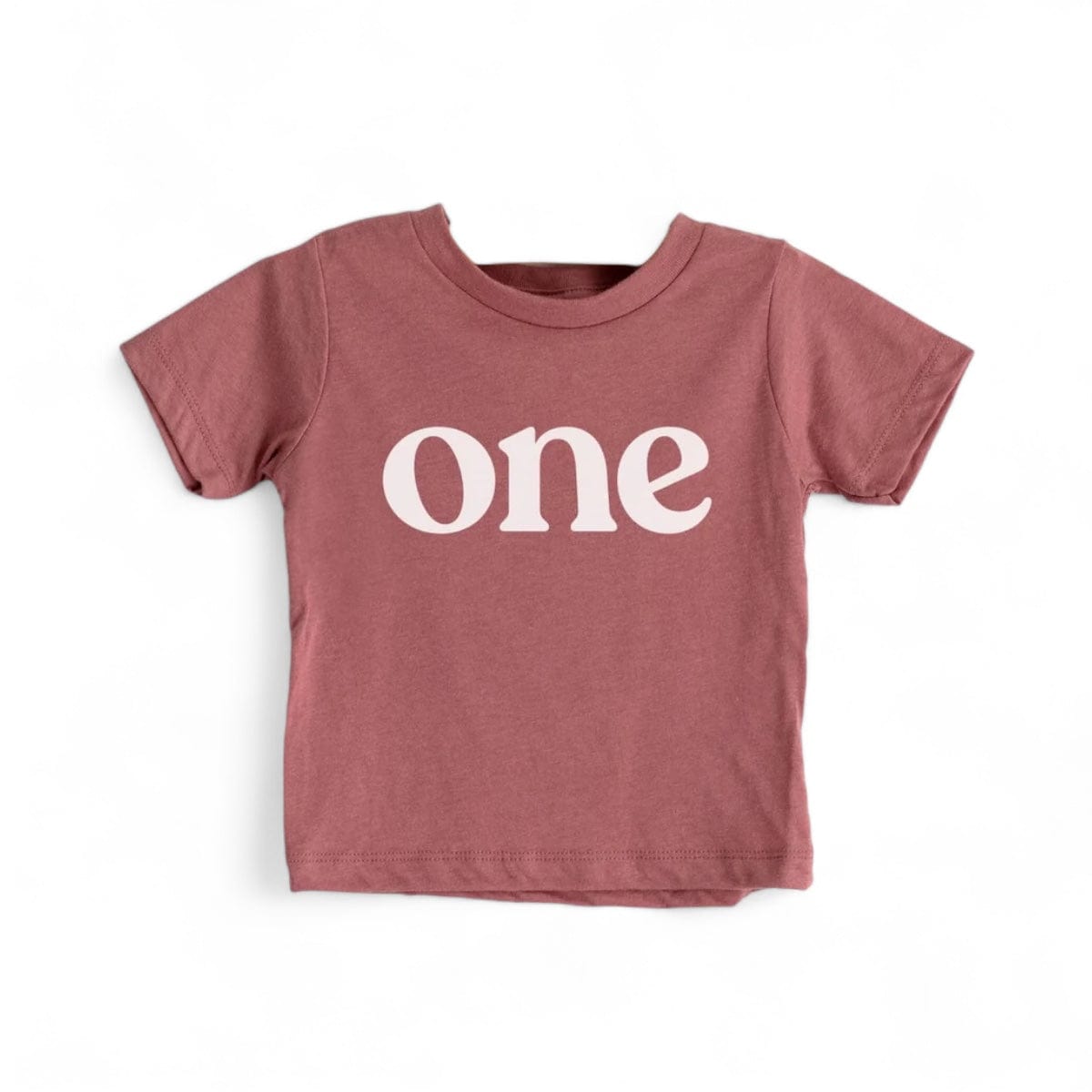 One Modern Birthday Tee -  Mauve or Olive by Gladfolk