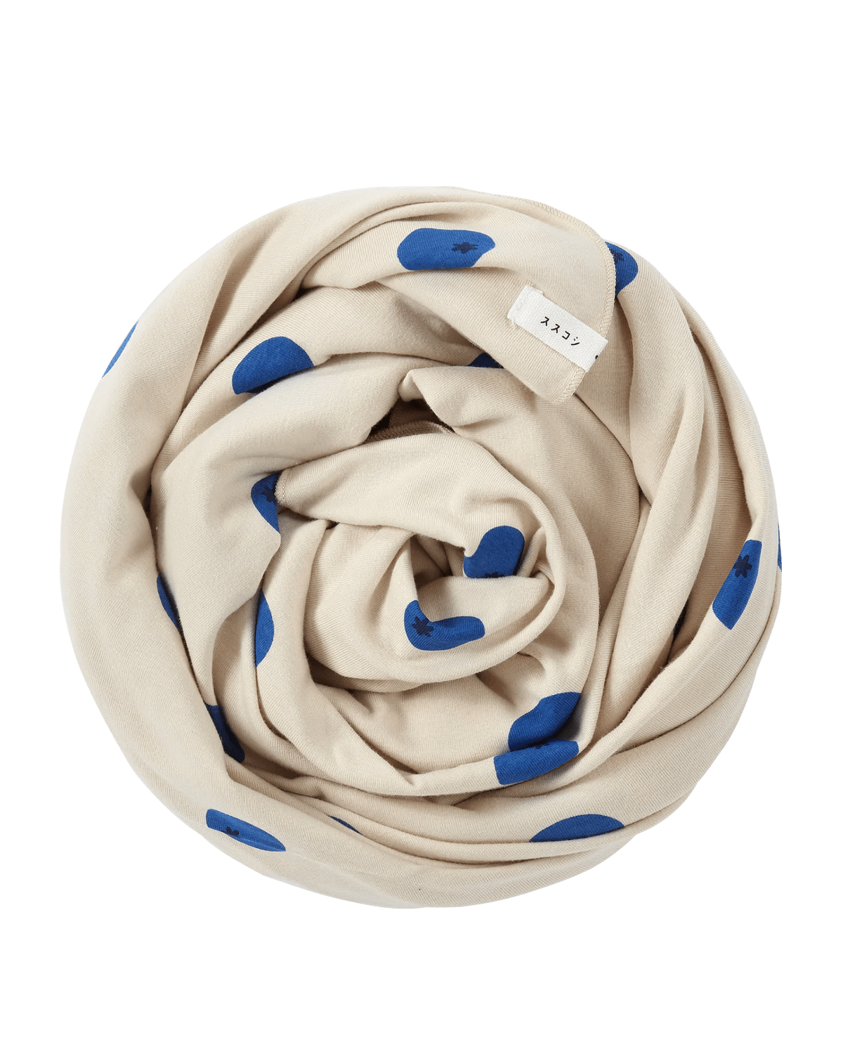 Organic Cotton Baby Swaddle Blanket - in 7 Colours Blueberries by Susukoshi