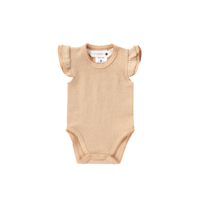 organic flutter suit in 6 colours Sand by Susukoshi