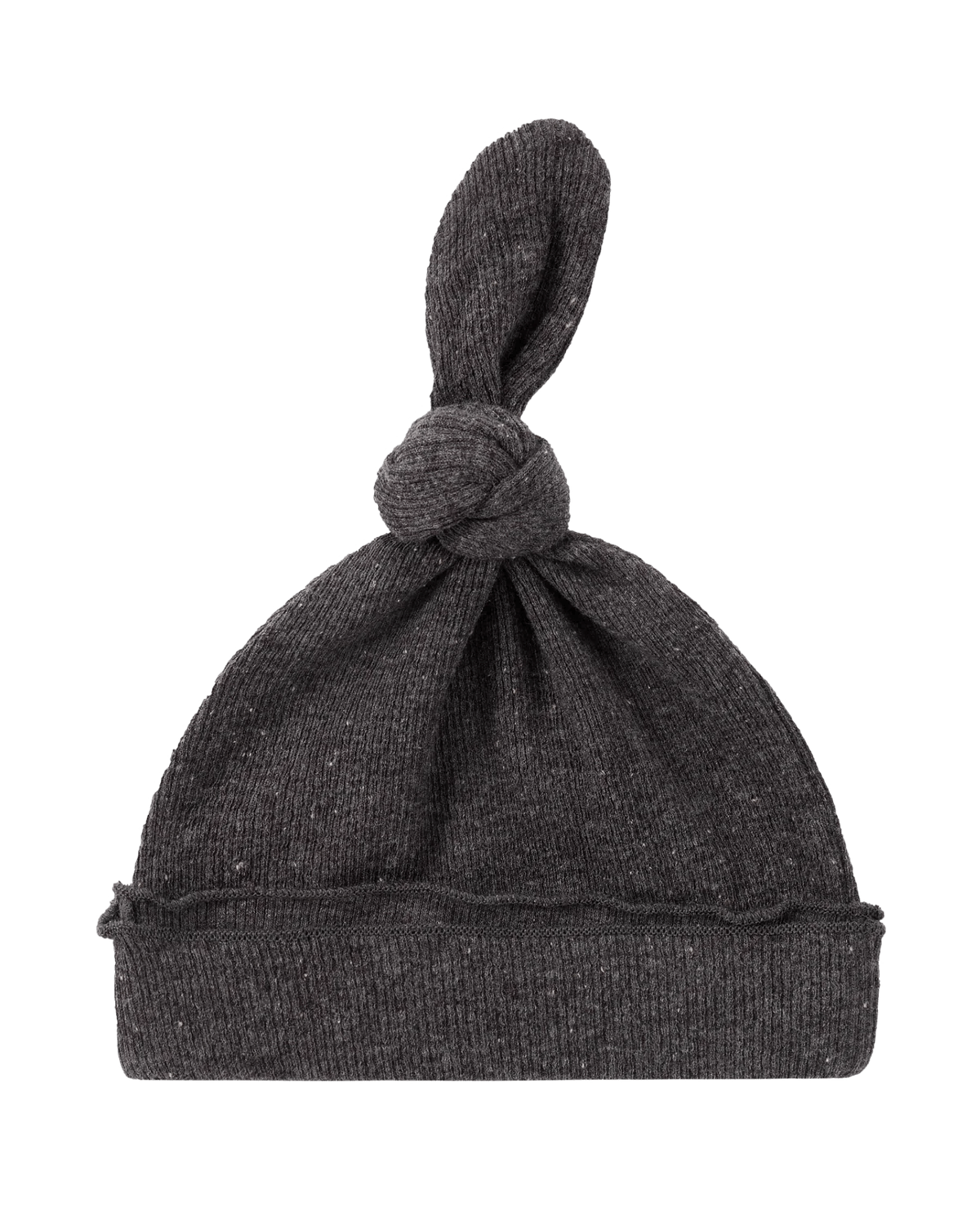 Organic Knotted Baby Hat in 4 Colours Lava Rock by Susukoshi