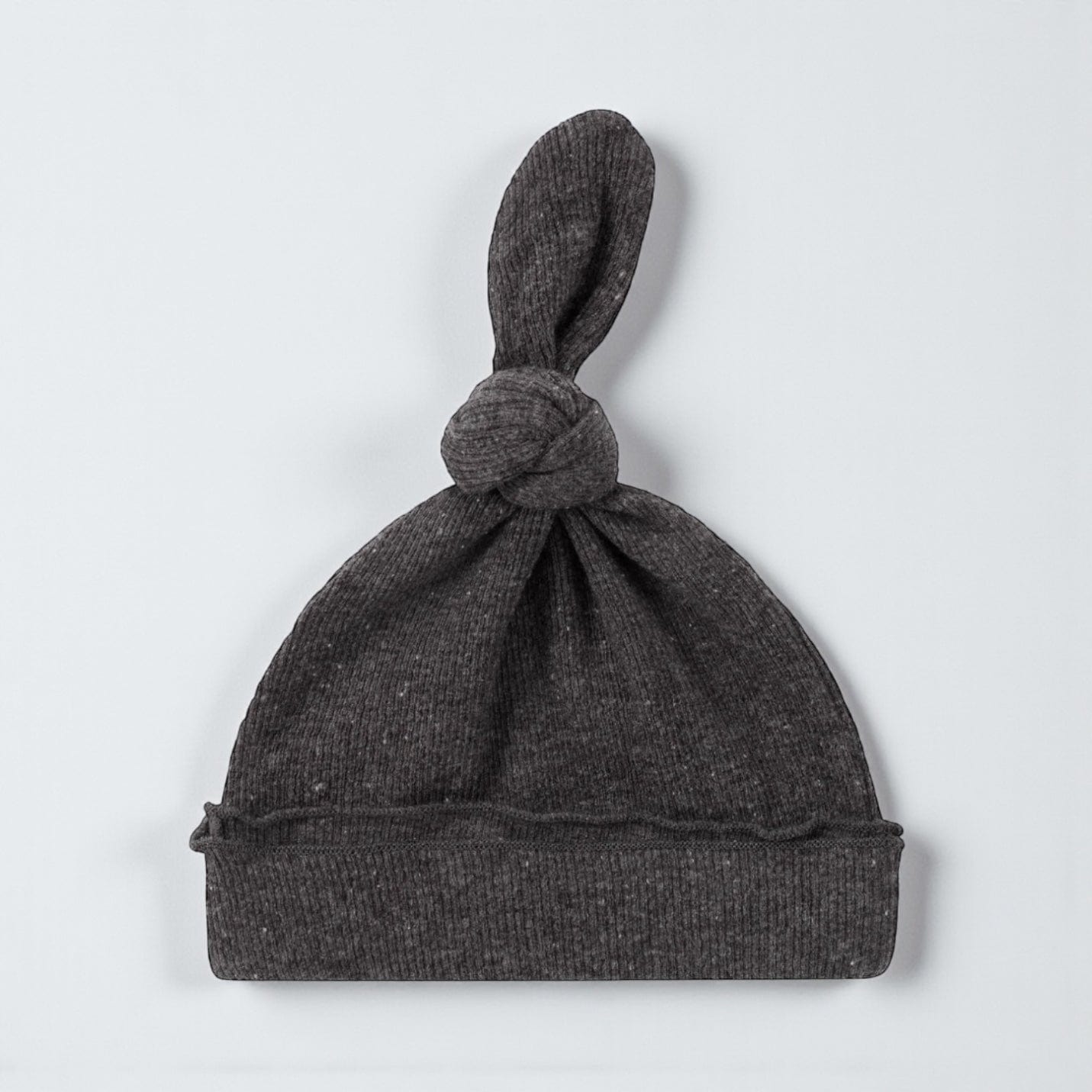 Organic Knotted Baby Hat in 6 Colours Lava Rock by Susukoshi