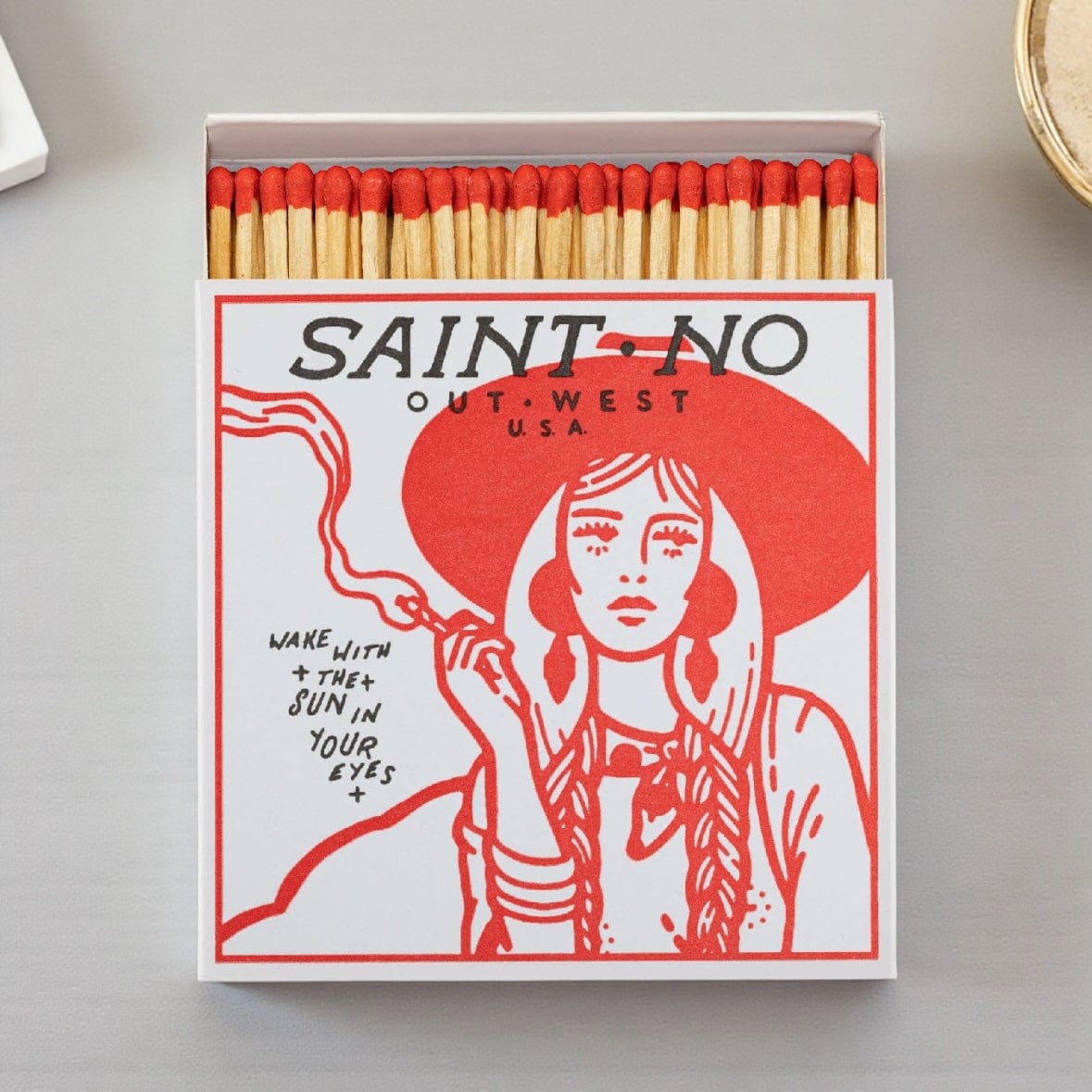 Out West Matchbox by Archivist Gallery