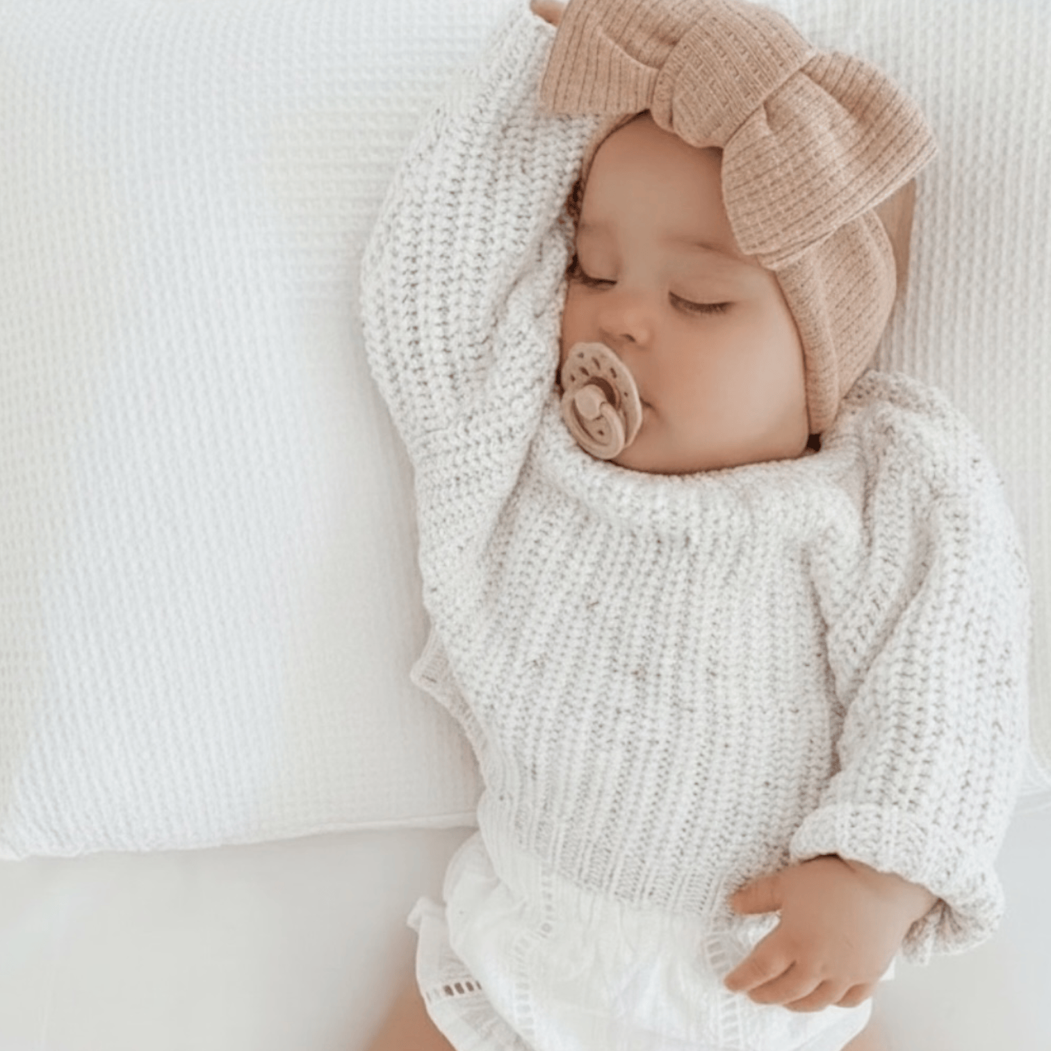 Petite and Co Chunky Knit Jumper - Confetti  0-3 months by Petite and Co