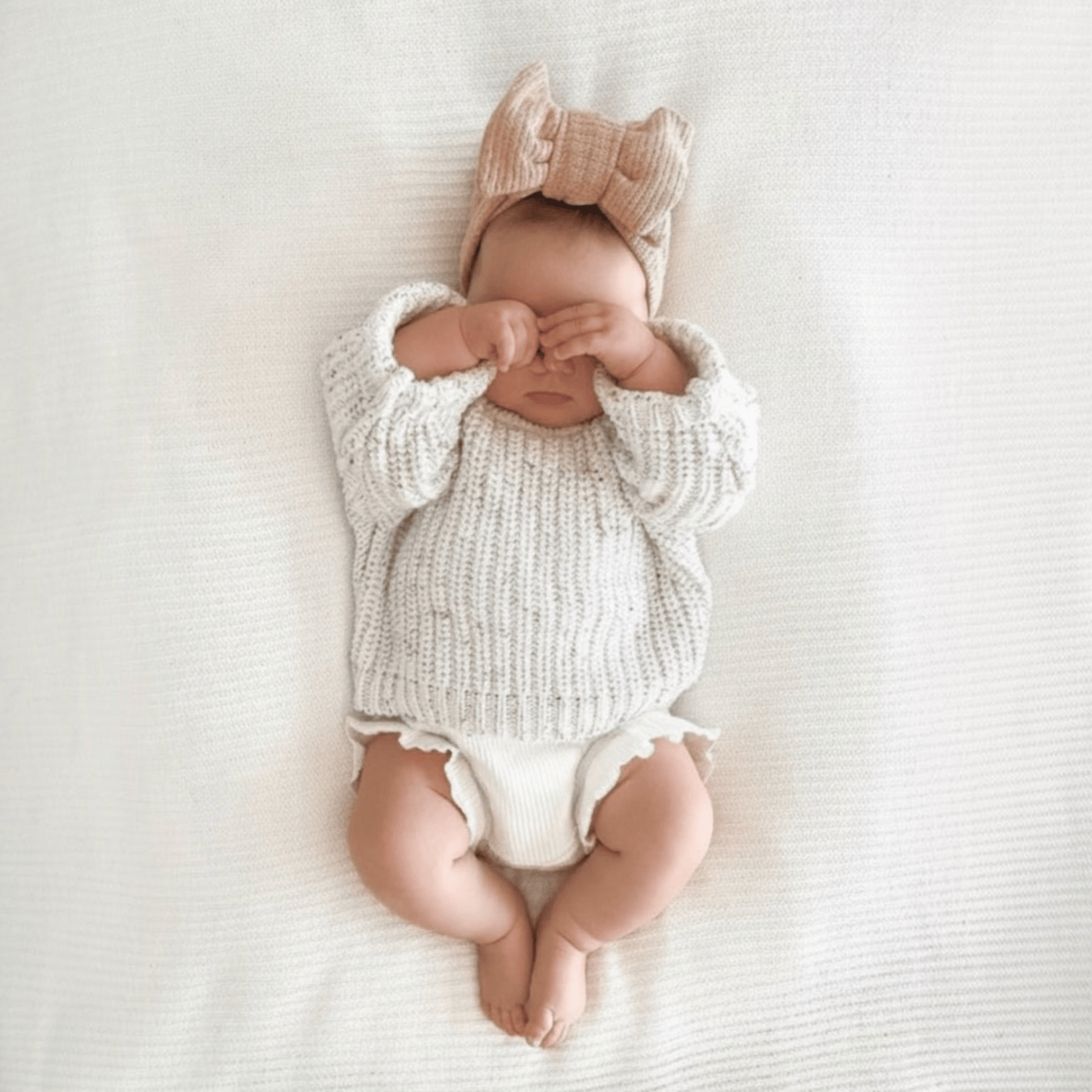 Petite and Co Chunky Knit Jumper - Confetti  0-3 months by Petite and Co