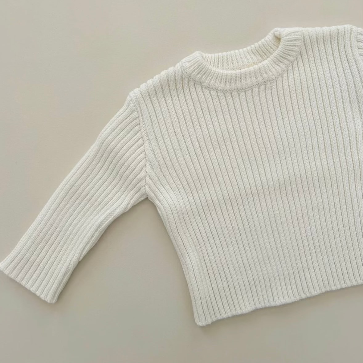 Petite and Co Classic Ribbed Set – Milk (0–3 Months) by Petite and Co