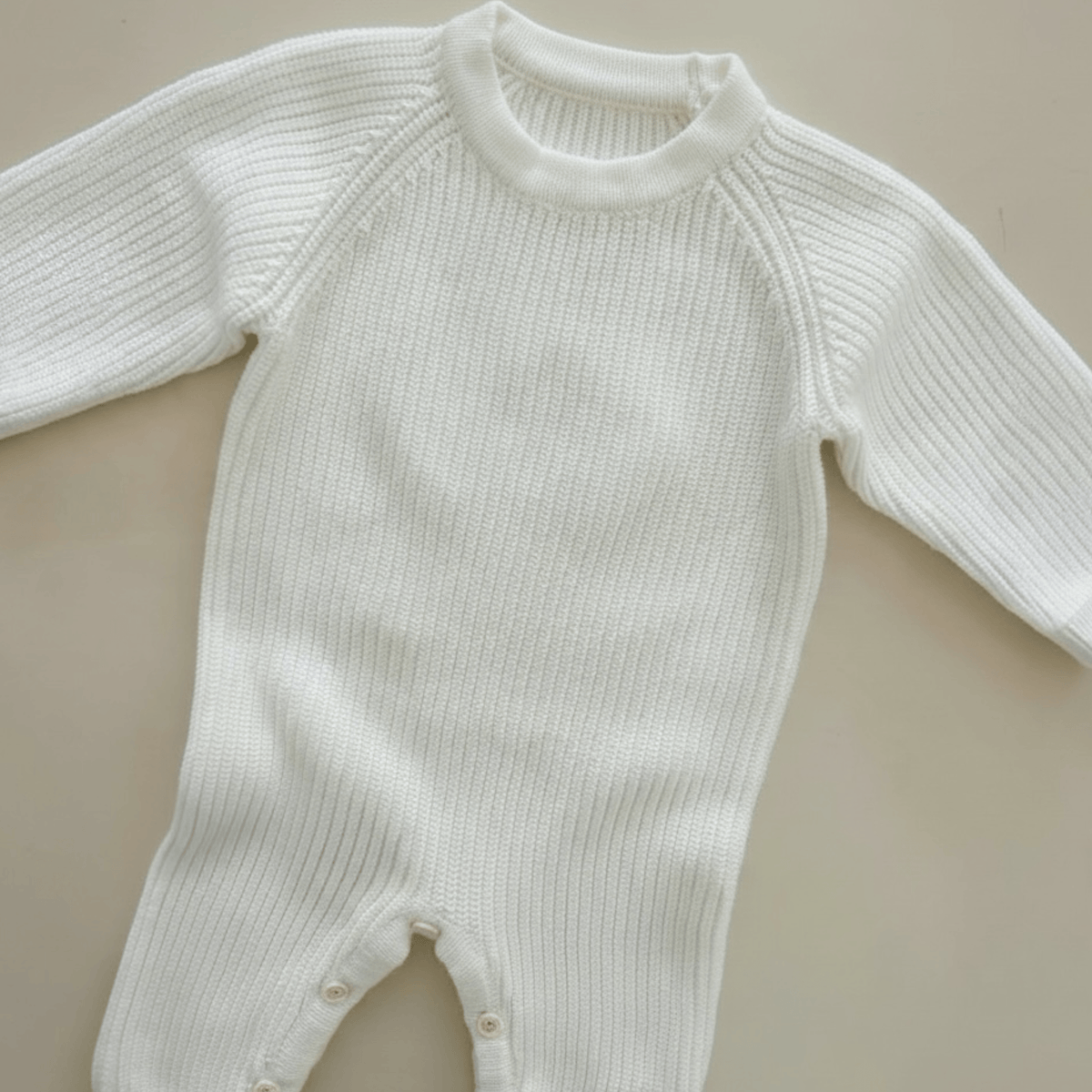 Petite & Co Long Ribbed Romper – Milk by Petite and Co