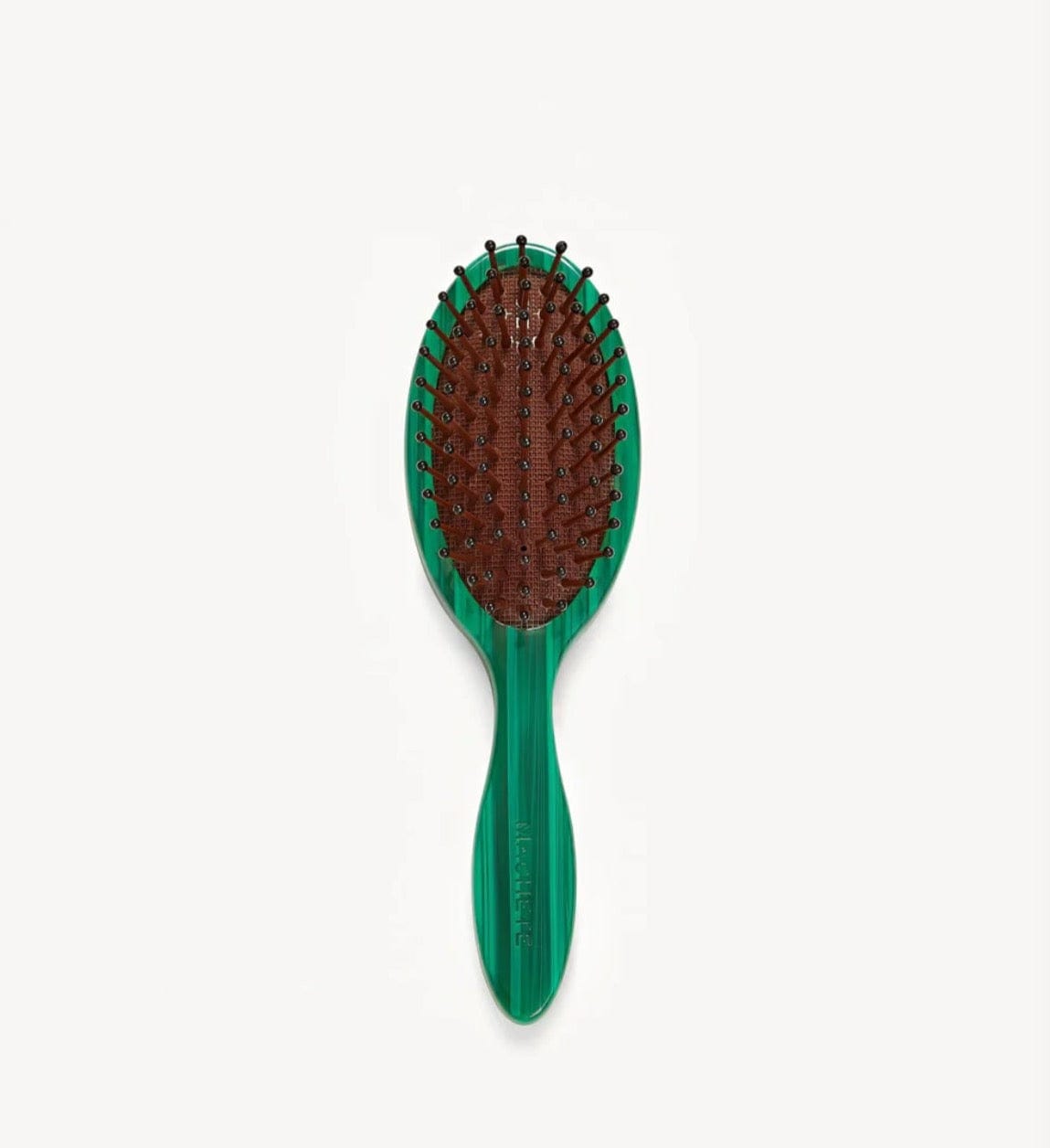 Petite Travel Detangling Hair Brush in Orchid + Alabaster + Malachite by Machete