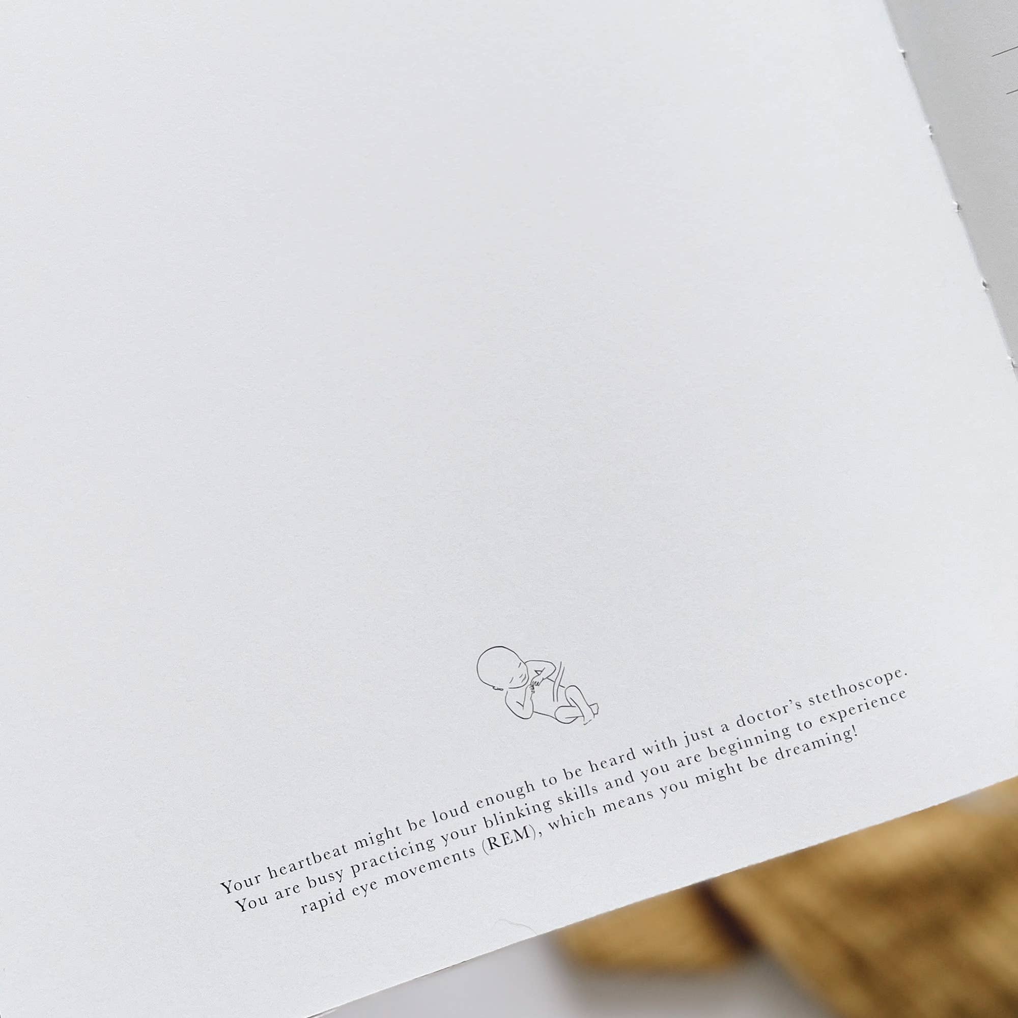 Pregnancy Journal (Pearl) - keepsake parents to be journal by Blush And Gold