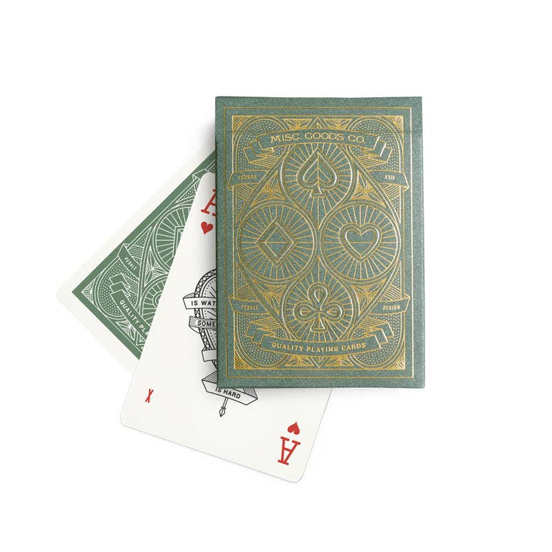 Premium Cacti Playing Cards by Misc Goods Co.