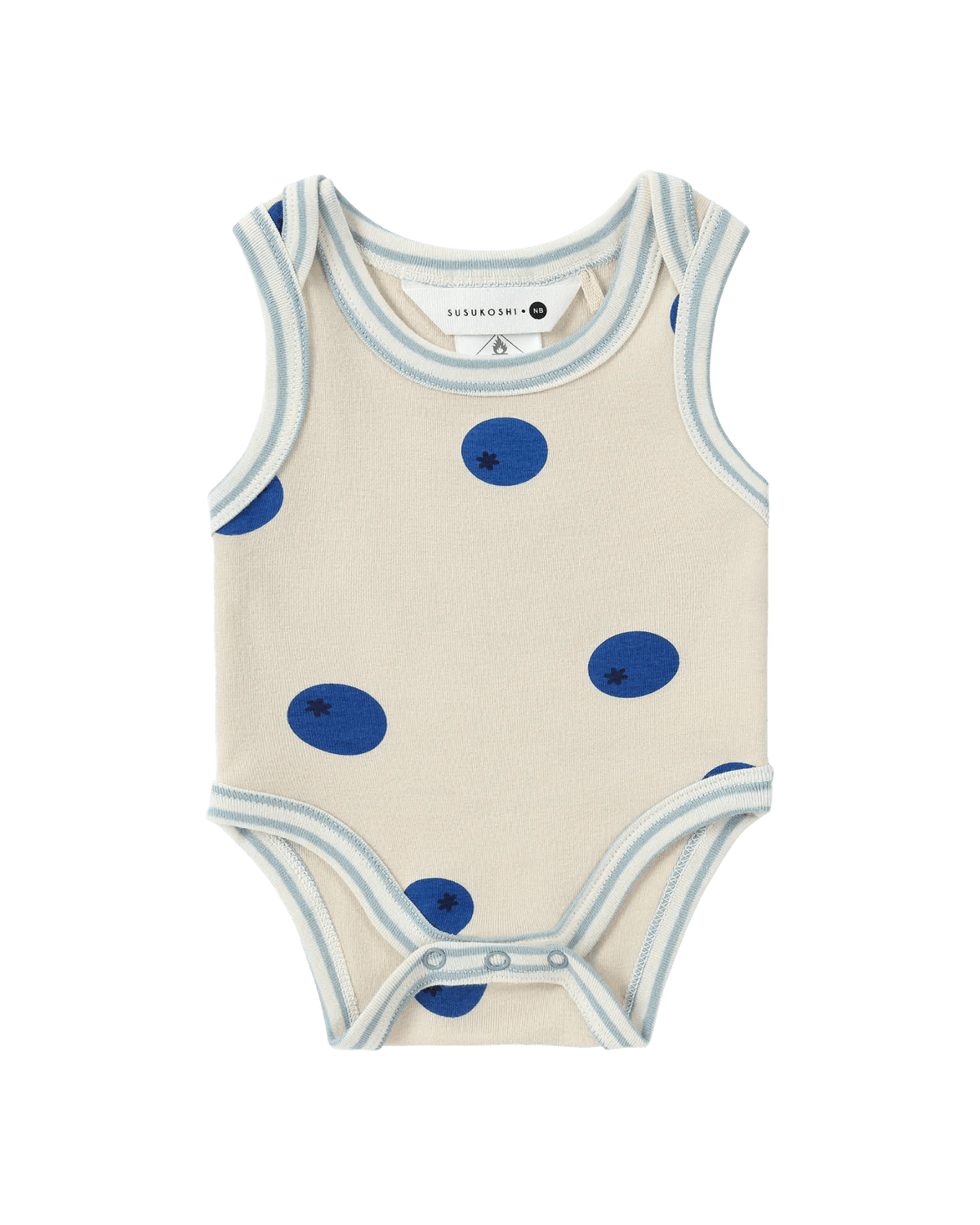 Retro Lapped Suit Oranges + Blueberries 2 PACK by Susukoshi