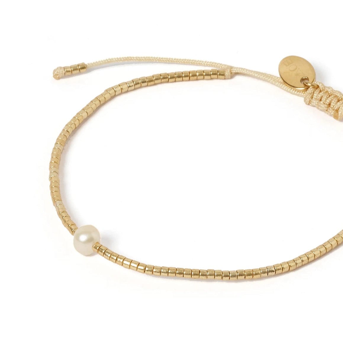 River Gold + Pearl Bracelet by Arms of Eve