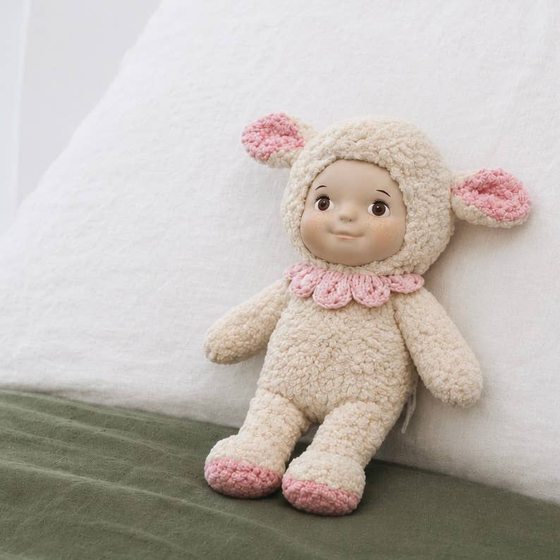 Sadie Lamb doll | plush toy by and the little dog laughed