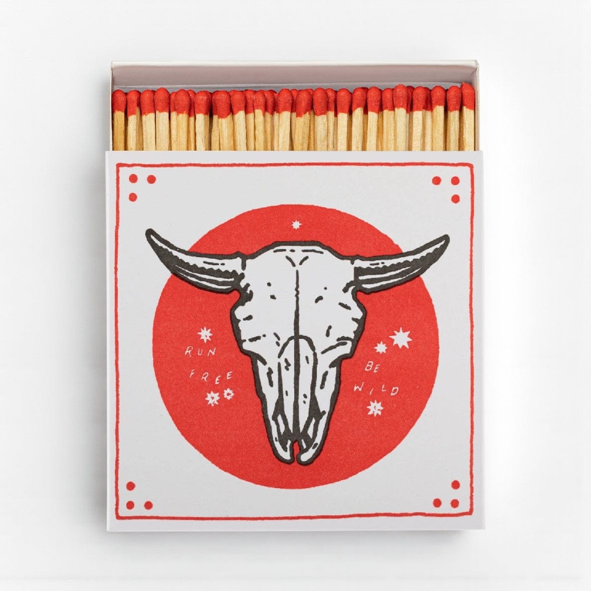 Saint No skull Square Matchbox by Archivist Gallery