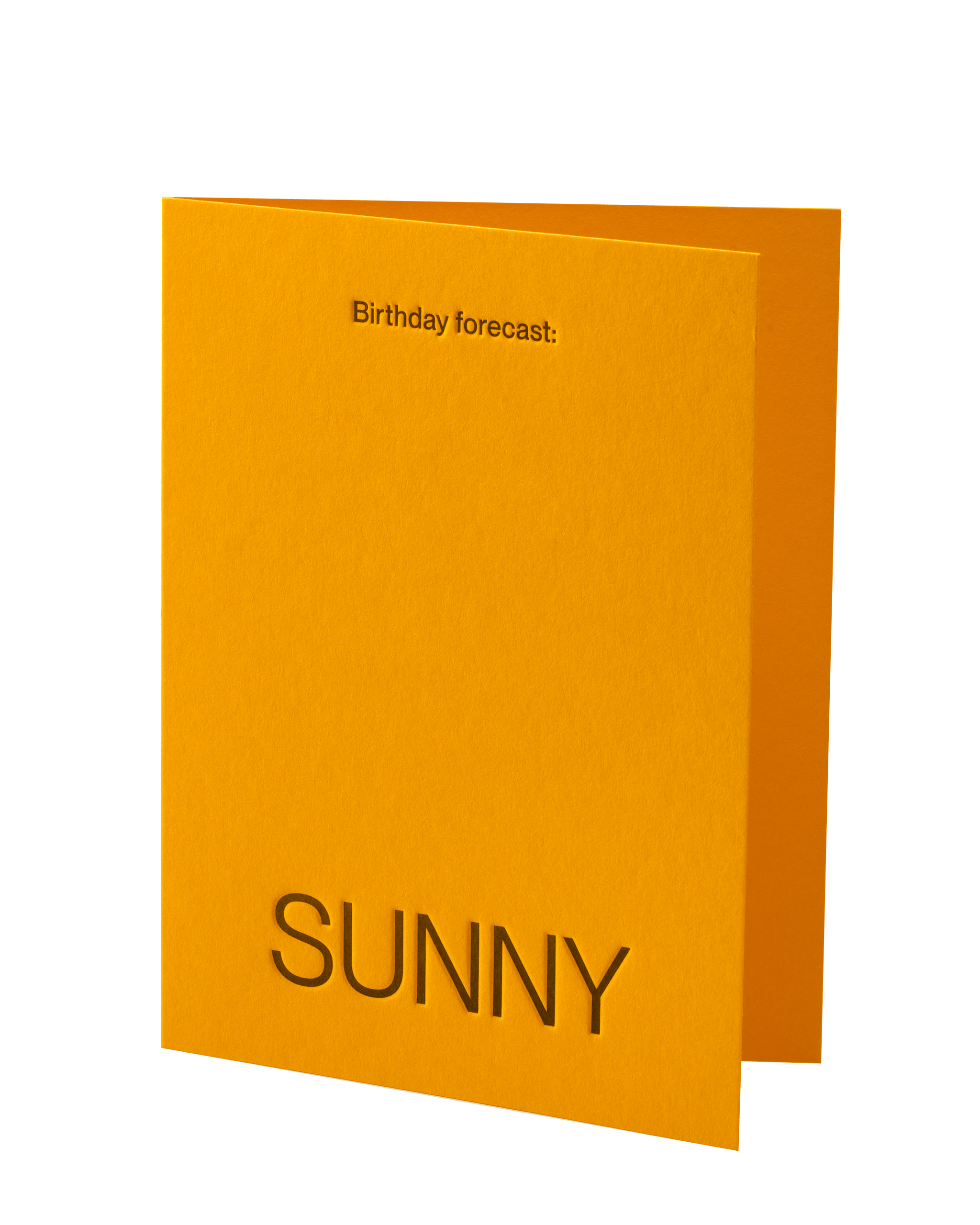 Short Talk Greeting Cards Birthday Forecast: Sunny by Short Talk