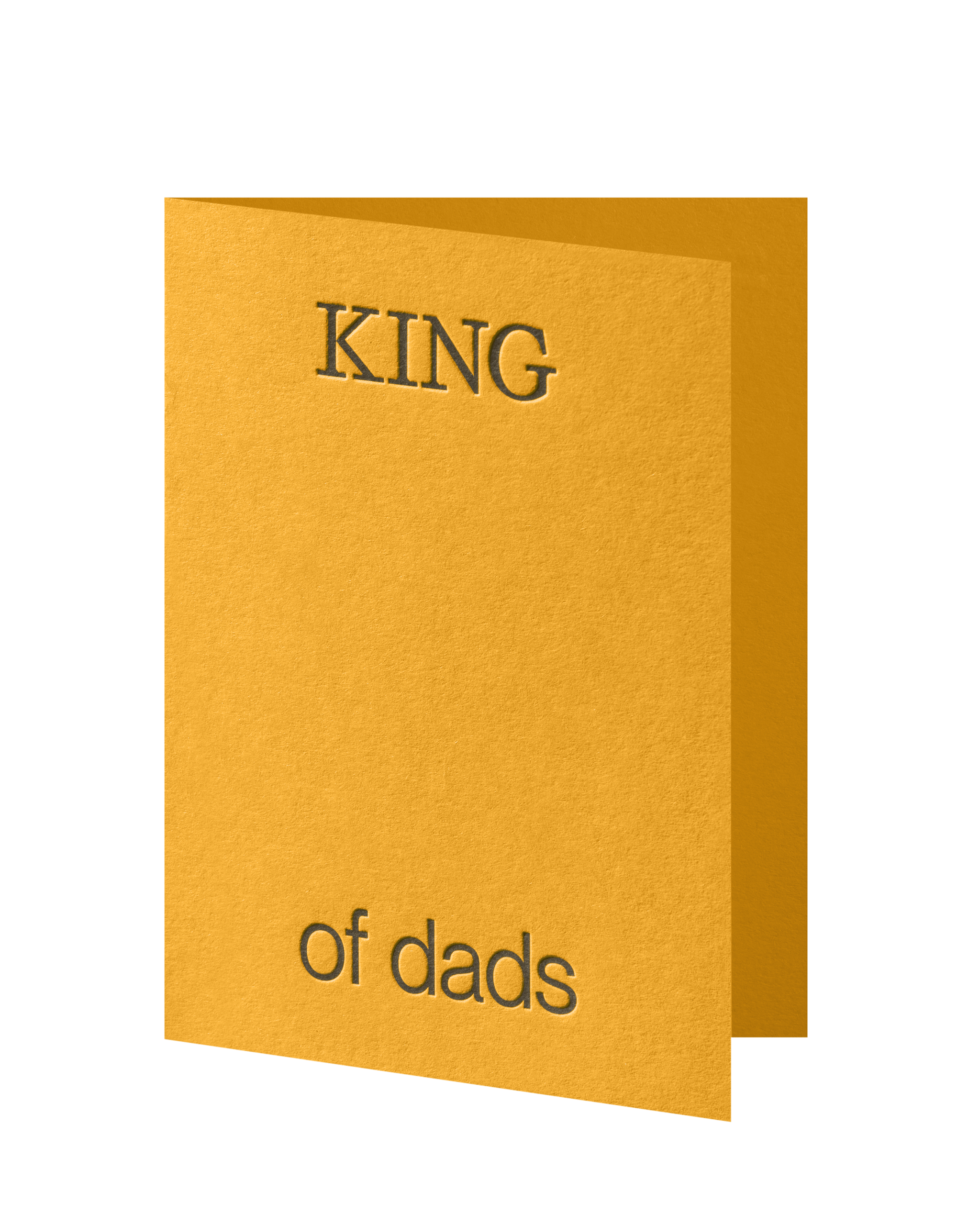 Short Talk Greeting Cards King of Dads by Short Talk