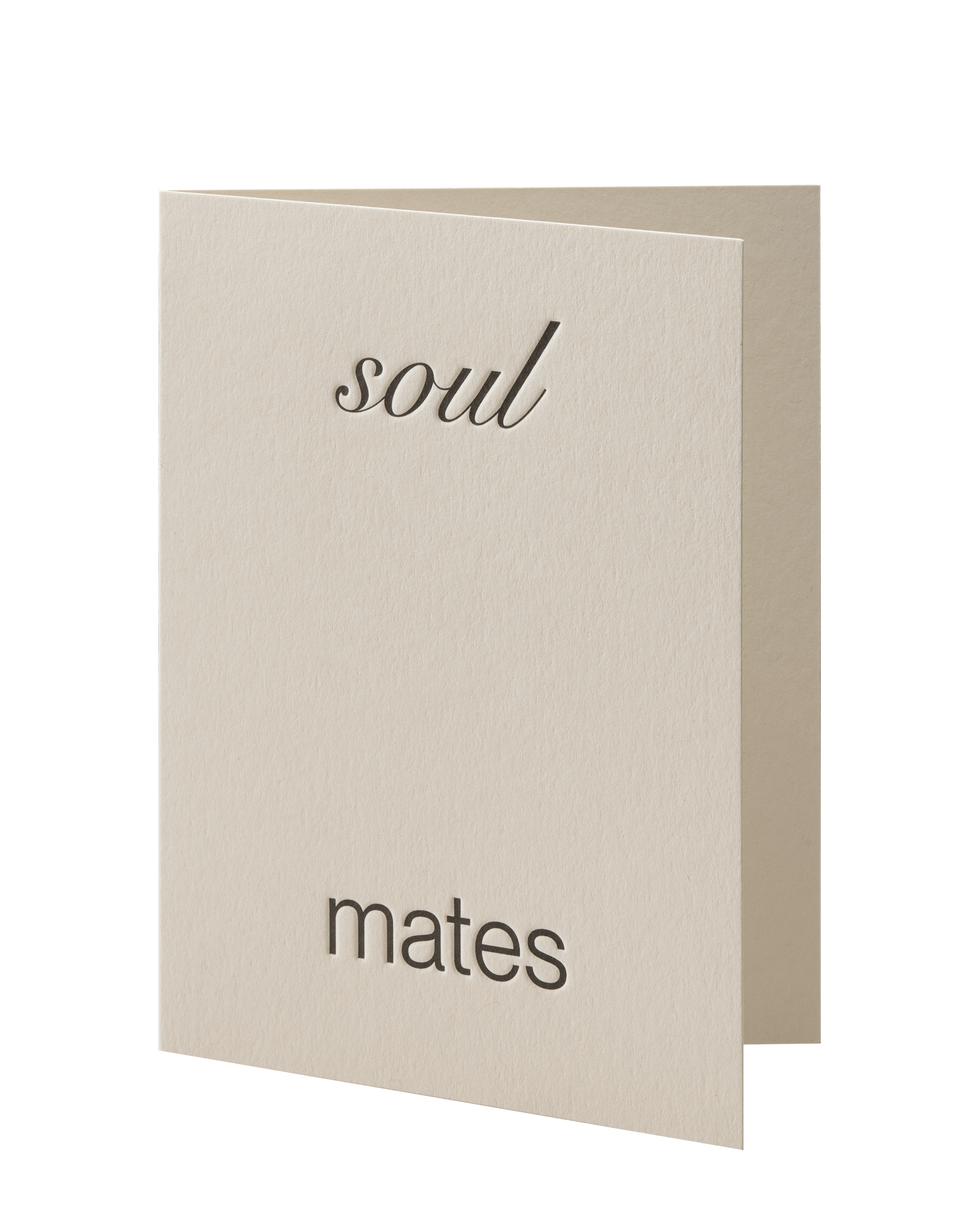 Short Talk Greeting Cards Soul mates by Short Talk