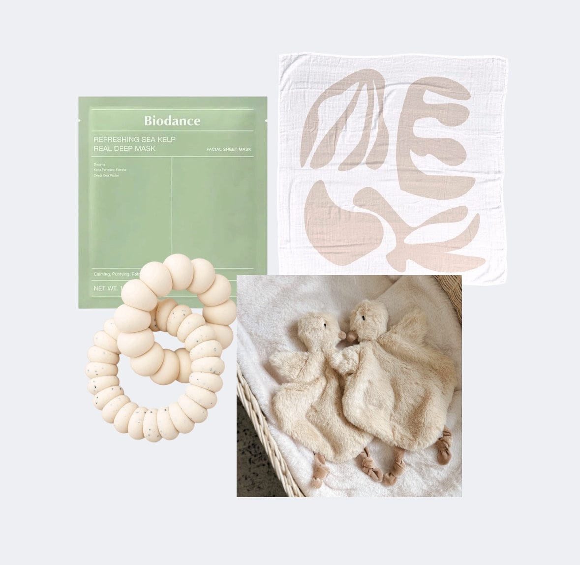 Soft Neutrals Baby Gift Box by Claya