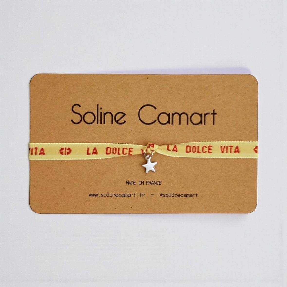 Soline Camart La Dolce Vita bracelet with Silver Star by Soline Camart