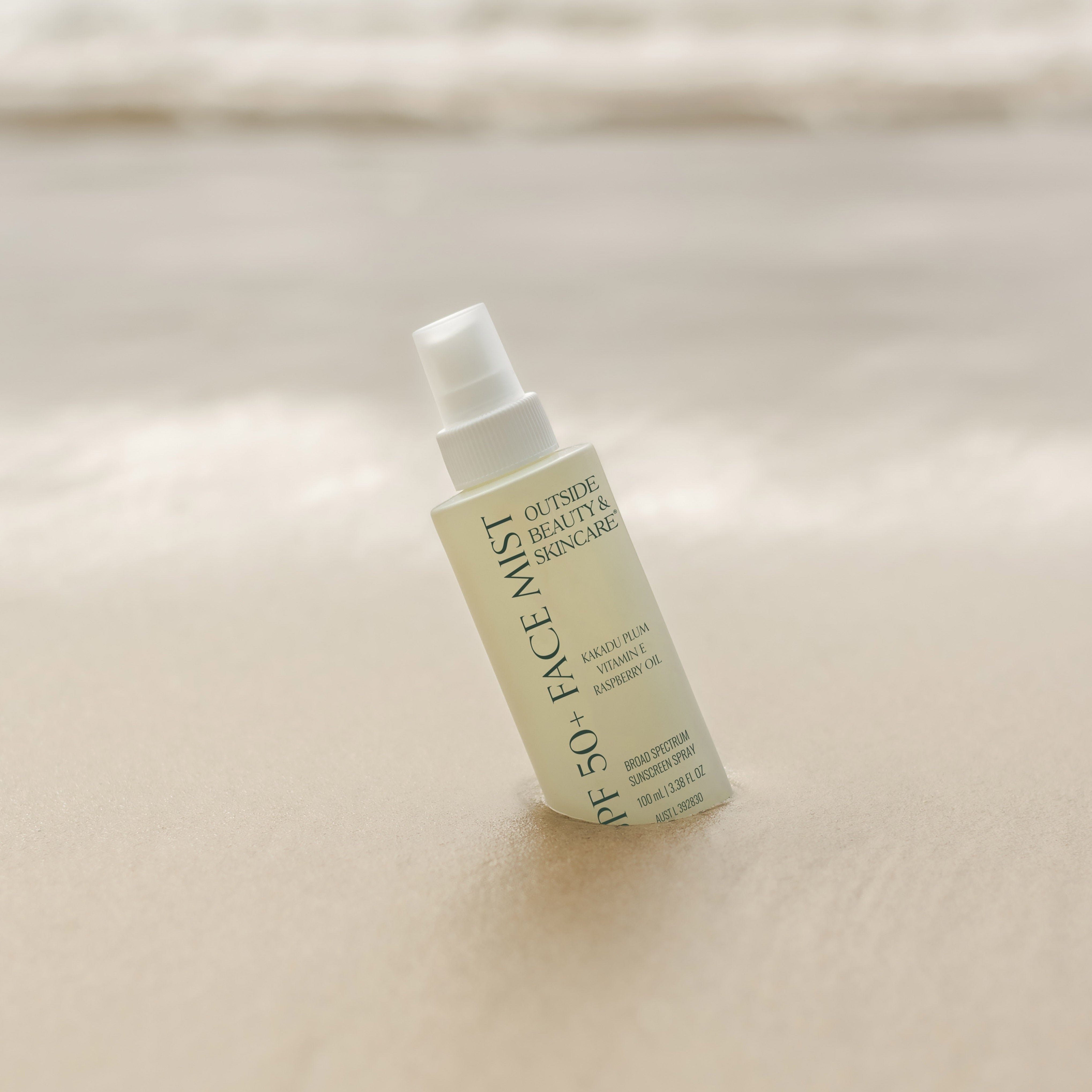 SPF 50+ Face Mist by Outside Beauty and Skincare