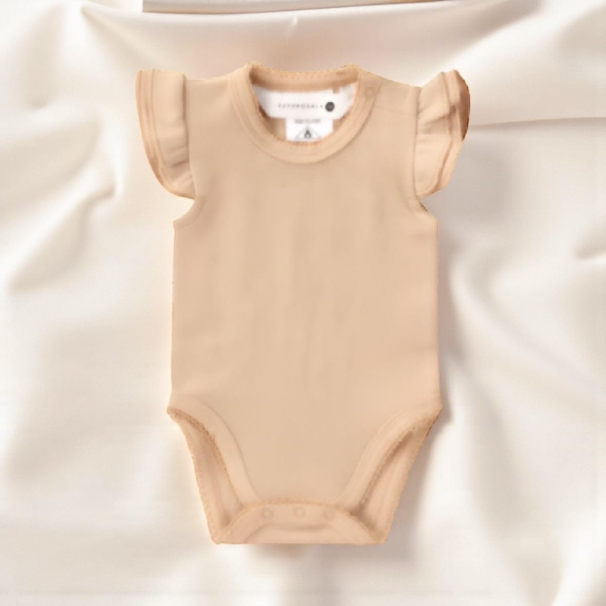 Susukoshi Organic Cotton Baby Flutter Suit - 3 Colours Sand by Susukoshi