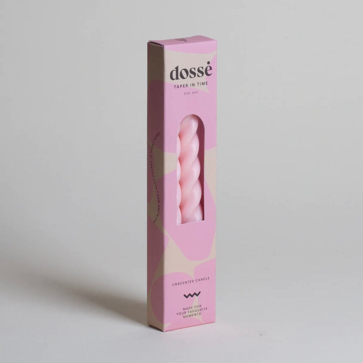 taper candle duo Pink Panther by Dosse